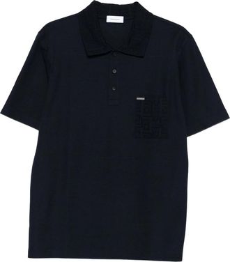 Ferragamo Logo-plaque Polo Shirt