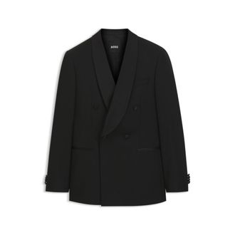 BOSS Slim-fit blazer crafted from Italian virgin wool