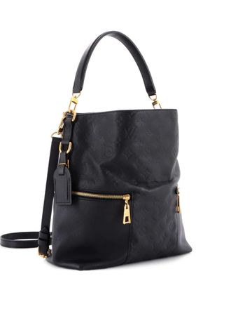 Louis Vuitton Borsa a mano Melie in pelle Empreinte con monogramma - Nero