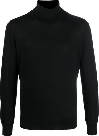 La Fileria Coltruien - Heren - Coltruien - Zwart - 3XL - Kasjmier - Truien & Vesten