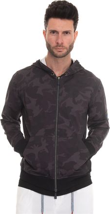 Kiton Giubbino con cappuccio Nero Kiton Uomo