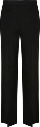 Isabel Marant Broeken, Dames, Zwart, S, Hennep, Zwarte Flared Hennepbroek