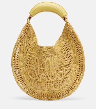 Chlo&eacute; Chlo&eacute; Borsa a spalla Summer Banana in rafia