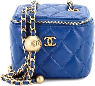 Chanel Clutch Pearl Crush mini - Blu