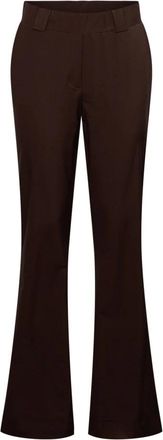 &Co Woman Penelope Flare Travel - Dames - Wijde Broeken - Bruin - XL - Broeken