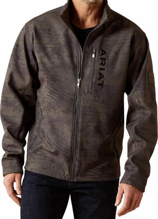 Ariat Mens Patriot Flag Softshell Jacket In Brown