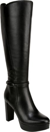 Naturalizer Fenna Platform Tall - Narrow Calf Boot Black I7168L1003 Womens
