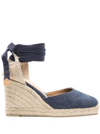 Castaner Carina 70mm wedge espadrilles - Blue