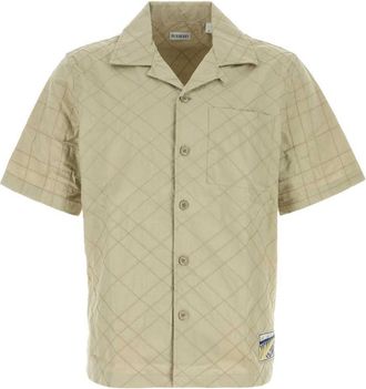 Burberry Light Beige Check Shirt