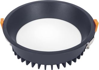Forlight Forlight - Jet Downlight Redondo Con Luz Blanco C&aacute;lido 3000k En Color Negro &Oslash;