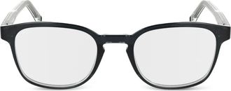 Lacoste Occhiali rettangolari in acetato - Nero