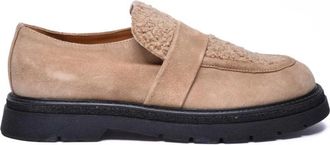 Maze Mocassin van su&egrave;de - Dames - Loafers - Beige - 37 EU - Su&egrave;de - Schoenen