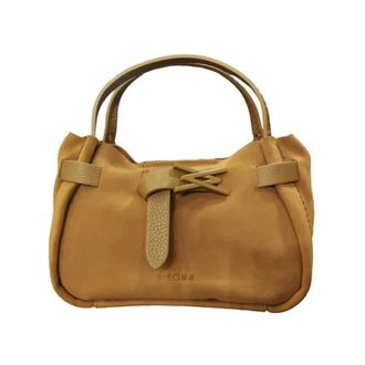PLINIO VISONA City Handtas - Dames - Tassen - Bruin - Maat: ONE Size Leer