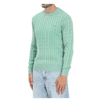 Tommy Hilfiger Heren, Truien, Blauw, Maat: XL Katoen