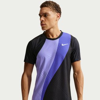 Nike Mens Court Slam Dri-FIT ADV Top in Blue | IB0201-570