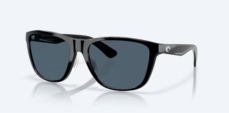 Costa Unisex Corrientes Polarized Sunglasses In Black Gray