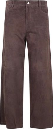 Max Mara Jeans, Dames, Bruin, L, Straight Jeans