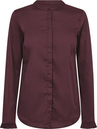 Mos Mosh Shirts - Dames - Overhemden - Bruin - XS - Overhemden