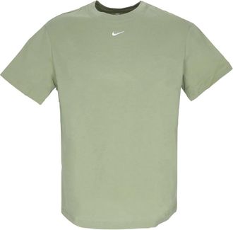 Nike Essentials T-shirt - Dames - Sportshirts - Groen - L - Katoen - Fitness