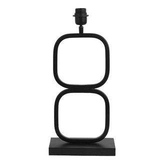 Light & Living L&aacute;mpara De Mesa - Lutika - Negro - Metal - - Light&living