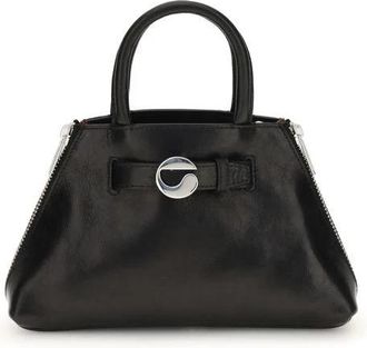 Coperni Leren Data Tas Aw 25 Collectie - Dames - Handtassen - Zwart - ONE Size - Leer - Tassen