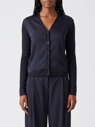 Max Mara Cardigan in misto seta e cashmere con scollo a V