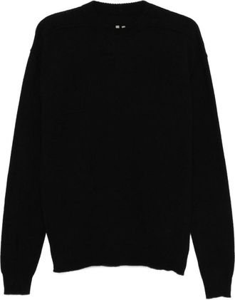 Rick Owens Crew Neck Cashmere-Blend Sweater