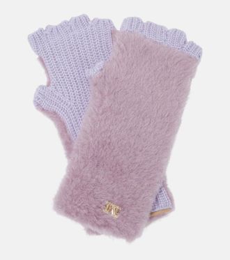 Max Mara Guanti Manny in teddy