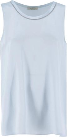 PANICALE Mujer, Camisetas, Azul, Talla: XS