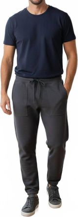 SAVE KHAKI UNITED Organic Heather Fleece Utility Pants In Iron