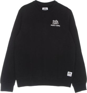 Element Zwarte Crewneck Sweatshirt met Timber Print - Heren - Sweatshirts - Zwart - S - Katoen - Hoodies & sweatvesten