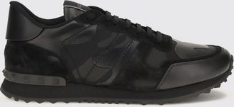 Valentino Garavani Sneakers Rockrunner in pelle e camoscio con motivo camouflage