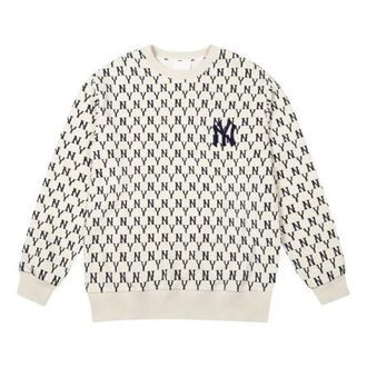 MLB New York Yankees Retro Round Neck Unisex White 31MTM2041-50I