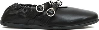 3Juin Cleo 5 - Dames - Ballerinas - Zwart - 37 EU - Leer - Schoenen