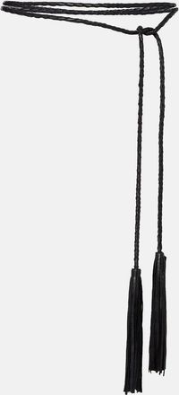 Nour Hammour Leather tassel belt
