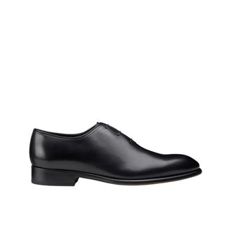 Doucal's 3-gaats Veterschoenen van Kalfsleer - Heren - Nette schoenen - Zwart - 39 1/2 EU - Leer - Schoenen