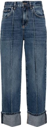 Liu Jo mid-rise cropped jeans - women - Cotton/Cotton/Polyester - 30 - Blue
