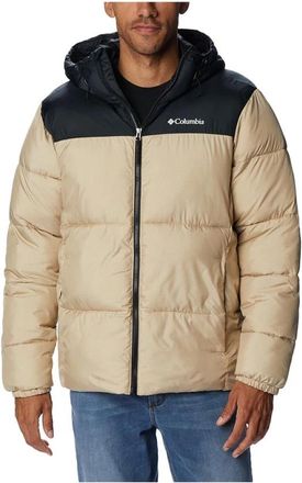 Columbia Bruine Puffect Hoodie - Heren - Winterjassen - Veelkleurig - XL - Jassen