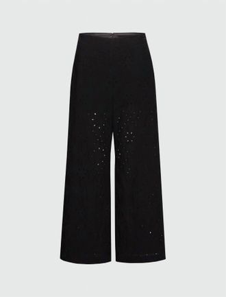 Marella Womens Era Eyeley Pant In Black
