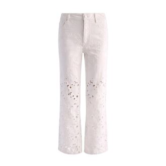 Alice & Olivia Dames, Jeans, Wit, Maat: W28 Denim