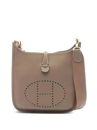 Herm&egrave;s 2024 PM Evelyne III perforated shoulder bag - women - Calf Leather - One Size - Neutrals