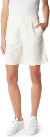 Pepe Jeans London Cruz Shorts - Dames - Korte Broeken - Wit - S - Katoen - Korte Broeken