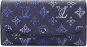 Louis Vuitton Iris Wallet NM Flight Mode Mahina Leather small wallets - Blauw