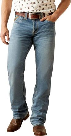 Ariat Mens Relaxed Bennet Logan Boot Cut Jean In Vintage Light Blue