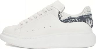 Alexander McQueen Oversized Sneakers White with Black Sketch 782463WIE9P9061