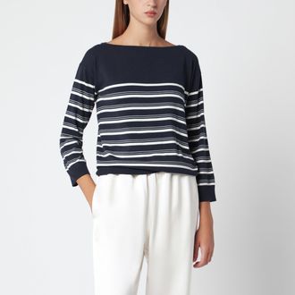 Max Mara Blue and white striped sweater