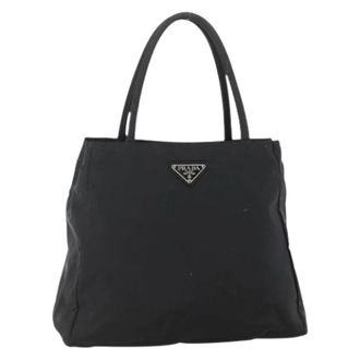 Prada Pre-owned Vintage Nylon Handtas - Dames - Vintage Shopper - Zwart - ONE Size - Nylon - Vintage
