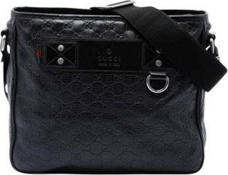 Gucci unisex, Pre-owned, Zwart, Maat: ONE Size Leer