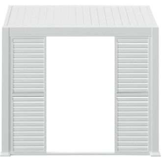 Hesperide Persiana Corredera Para P&eacute;rgola Bioclim&aacute;tica Evora - 1 3 Lados - 3,4 X 2,3m Blanco - Hesp&eacute;ride