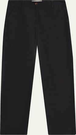 Lafayette 148 New York Kent Linen-Viscose Barrel Pants